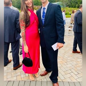 Lulus pink halter dress